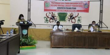 Bupati Pulang Pisau Serahkan DIPA TA 2022