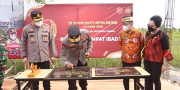 Kapolda Kalteng Resmikan Perumahan Bhayangkara Presisi Polres Kapuas