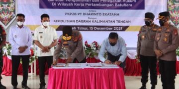 Kapolda Kalteng Tandatangani MOU Kamtibmas dengan PT BEK