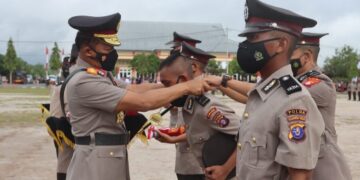 Kapolda Kalteng Lantik 340 Bintara Remaja Diktukba Polri 2021