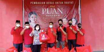 DPC PDIP Pulpis Terima Bantuan Sembako dari Puan Maharani