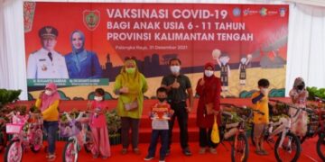 Pemprov Kalteng Kembali Gelar Vaksinasi Anak