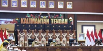 Gubernur Kalteng Pimpin Rapat Terbatas Penanganan Covid-19