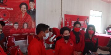 Pudjirustaty Narang Rayakan HUT ke-49 PDI Perjuangan