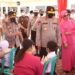 Kapolda Kalteng Tinjau Vaksinasi Anak di Barito Selatan