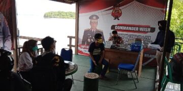 Warga Respons Baik Adanya Vaksinasi di Penyeberangan Mintin