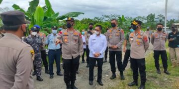 Kapolda Tinjau Lokasi Rencana Pembangunan Mako Ditpolairud di Desa Dandang Pulpis