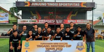 Tim RSUD Pulpis Ikuti Pertandingan Mini Soccer di Kabupaten Kapuas