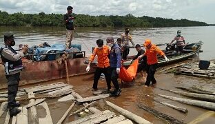Heboh, Tim Gabungan Evakuasi Mayat di DAS Kahayan, Desa Pilang