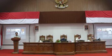 DPRD Pulpis Sampaikan Hasil Reses Paripurna
