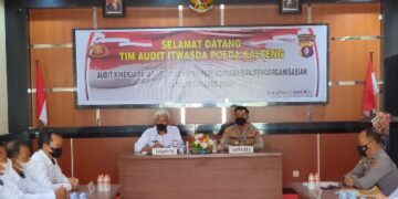 Itwasda Polda Kalteng Audit Kinerja Polres Pulang Pisau