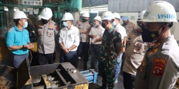 Kapolda Cek Pabrik Pengolahan CPO di Kotim