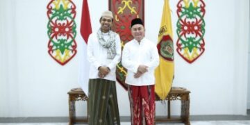 UAS Silaturahmi dengan Gubernur Sugianto, Doakan Kesejahteraan Masyarakat Kalteng