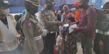 Ditlantas Polda Kalteng Cek Angkutan Umum di Terminal dan Pelabuhan Sampit