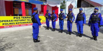 Ditpolairud Siagakan Personel di Pelabuhan Kumai dan Sampit