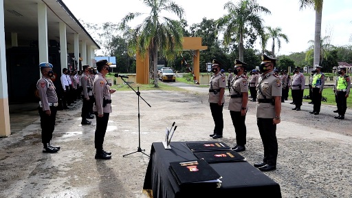 Kapolres Pulang Pisau Pimpin Sertijab Kabag Log Dan Kapolsek Jurnal Borneo