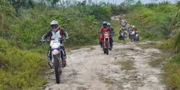 Kapolda Ikuti Motor Trail Adventure di Barsel
