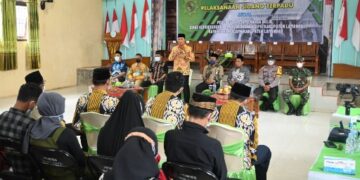 Bupati Lamandau Hadiri Sidang Nikah Terpadu di Kecamatan Menthobi Raya