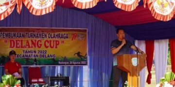 Bupati Lamandau Buka Turnamen Sepak Bola Antar Desa Tingkat Kecamatan Delang