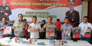 PETI Telabang 2022, Polda Kalteng dan Polres Jajaran Ungkap 17 Kasus dan Amankan 46 Tersangka
