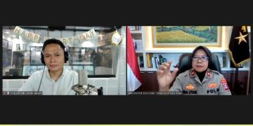 Narasumber Talkshow Radio Jakarta, Wakapolda Kalteng Ajak Polwan Kembangkan Potensi