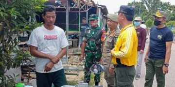 Sambut Penilaian Adipura, Satpol PP Lamandau bersama Forkopimda Tertipkan PKL