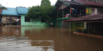 Desa Danau Usung Dalam Sepekan Sudah Dua Kali Banjir