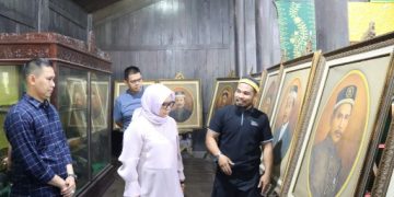 Kunker Ke Polres Kobar, Wakapolda Kalteng Kunjungi Cagar Budaya Istana Kuning