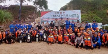 Kapolda Kalteng Buka Latihan SAR Air Gabungan