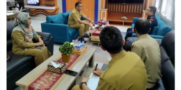 Dislutkan Kalteng Terima Kunjungan Stasiun Pengawasan Sumber Daya Kelautan dan Perikanan Pontianak