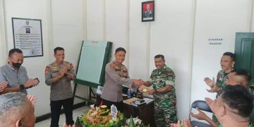 HUT ke-77 TNI, Polres Pulang Pisau Beri Kejutan di Koramil 1011-15 Kahayan Hilir
