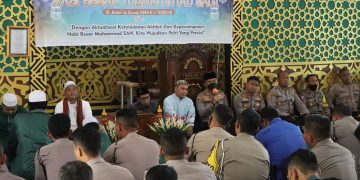 Peringati Maulid Nabi Muhammad SAW 1444 H, Polres Pulang Pisau Gelar Doa Bersama Untuk Korban Tragedi Kanjuruhan