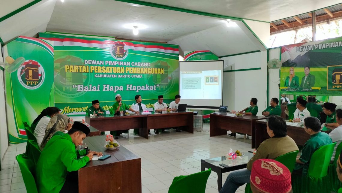 Ratas Dapil IV DPW PPP Kalteng di Kabupaten Barito Utara, Muara Teweh, Sabtu (15/10/2022). Foto : Ton