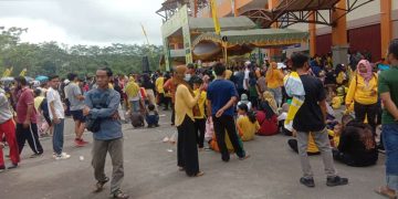 Banyak Warga Kecewa Ikuti Jalan Sehat Golkar di Pulang Pisau