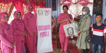 Bhayangkari Cabang Pulang Pisau Peduli, Sambangi Warakawuri