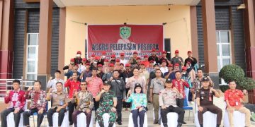 Bupati Pulang Pisau Lepas Peserta Ikrar Bersama Anak Bangsa