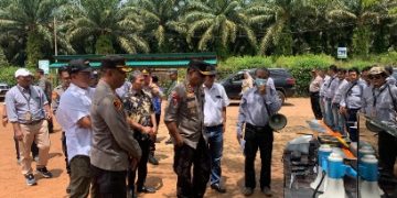 Kapolda Kalteng Tinjau PT. SMG, Sarpras Antisipasi Karhutla Lengkap
