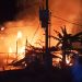 Rumah 3 Pintu Kontruksi Kayu Terbakar di Palangka Raya