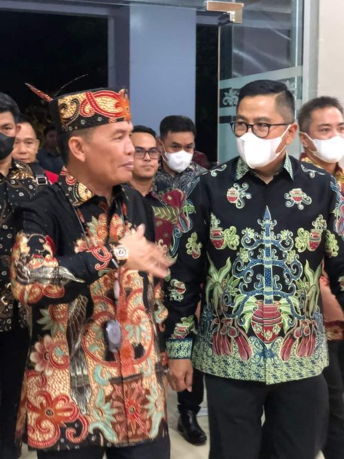 Ketua DAD Kalteng H Agustiar Sabran hadiri perayaan Natal Bersama Pemprov Kalteng, yang dibuka oleh Gubernur Kalteng H Sugianto Sabran.