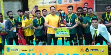 Bupati Lamandau Tutup Turnamen Futsal Bupati Cup IV 2022