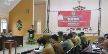 Pemkab Pulang Pisau Gelar Rakordal Triwulan IV Tahun 2022