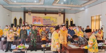 Bupati Lamandau Hadiri Kick Off Penandatanganan Kontrak Barang dan Jasa 2023 Serentak se-Kalteng
