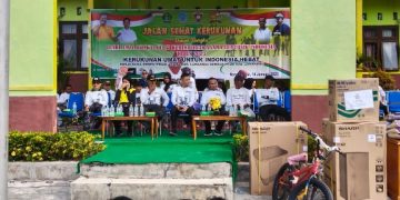 Ratusan Peserta Meriahkan Jalan Sehat Kerukunan Umat Beragama di Kemenag Lamandau