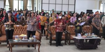 Keluarga Besar Polres Pulpis Rayakan Natal Bersama Forkopimda