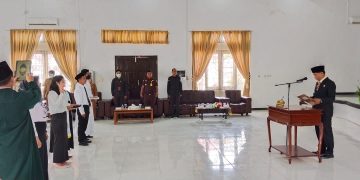 Ketua KPU Lamandau Lantik 264 Anggota PPS