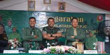Danrem 102/Pjg Pamitan ke Kodim 1017/Lamandau