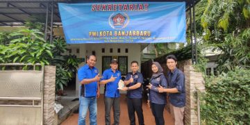 Pengurus PWI Seruyan Kunjungi PWI Banjarbaru