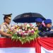Polda Kalteng Gelar Upacara Tabur Bunga di Pelabuhan Sampit