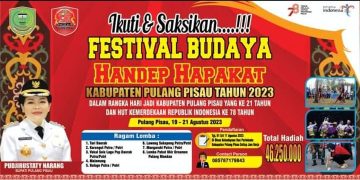 Dinas Kebudayaan dan Pariwisata akan Menggelar Festival Budaya Handep Hapakat