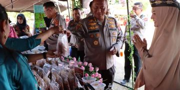 Bhayangkari Cabang Pulang Pisau Pamerkan Produk Kreatif Lewat Bazaar UMKM PD Bhayangkari Kalteng